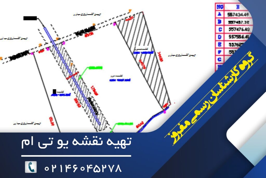نقشه یو تی ام